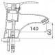 Bateria umywalkowa FERRO PADWA VERDELINE