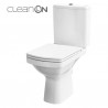WC kompakt CERSANIT EASY 010 3/5L clean on poziomy + deska wolnnopadająca