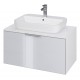 Szafka CERSANIT STILLO 60 szary front pod umywalki nablatowe CASPIA