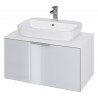 Szafka CERSANIT STILLO 80 szary front pod umywalki nablatowe CASPIA
