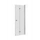 Drzwi prysznicowe z polem stałym ROCA CAPITAL 90x195cm z powłoką MaxiClean, profile aluminiowe chromowane