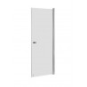 Drzwi prysznicowe skrzydłowe ROCA CAPITAL 90x195cm z powłoką MaxiClean, profile aluminiowe chromowane