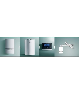 Vaillant Pakiet ecoTEC VC plus 206/5-5 + VIH R 120 + multiMATIC 700F + zestaw przez ścianę 0010025284