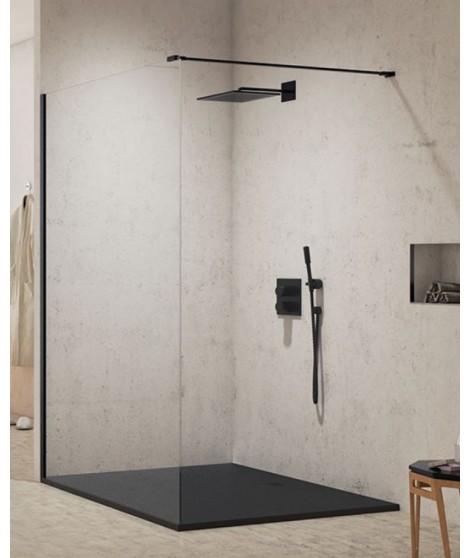 Drzwi wnękowe NEW TRENDY NEW SOLEO 110x195cm czyste 6 mm Active Shield