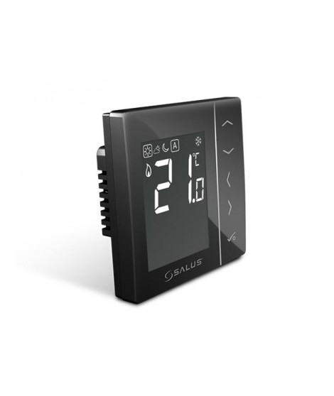 VS35B dobowy przewodowy cyfrowy regulator temperatury, 230V SALUS czarny