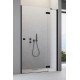 Drzwi prysznicowe Essenza New Black KDJ+S RADAWAY 80cm lewe, szkło przejrzyste