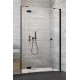 Drzwi prysznicowe Essenza New Black DWJS 110cm lewe, szkło przejrzyste