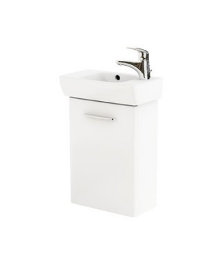 KOŁO NOVA PRO Zestaw łazienkowy 45 cm z otworem po prawej stronie, biały połysk M39003000