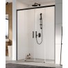 Drzwi prysznicowe Idea Black DWD RADAWAY 150cm lewa ,szkło przejrzyste