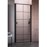 Drzwi prysznicowe Nes Black DWJ I Factory RADAWAY 80cm prawe