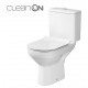 WC kompakt CERSANIT CITY 3/5L 010 poziomy z deską wolnoopadającą SLIM