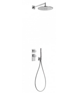 TRES BLOCK SYSTEM zestaw prysznicowy z baterią termostatyczną chrom 20635201