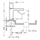 TRES PROJECT bateria umywalkowa chrom 21110302D
