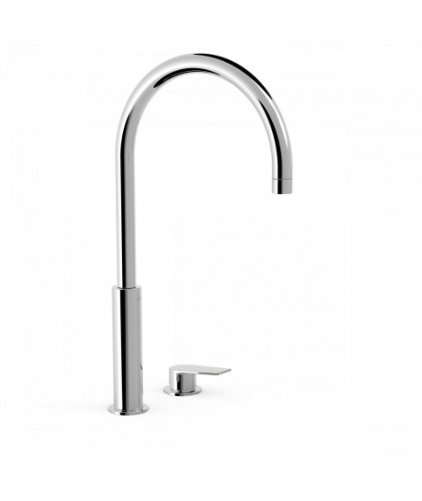 TRES PROJECT bateria umywalkowa nablatowa chrom 21110501