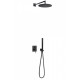 TRES Mono-Term zestaw prysznicowy podtynkowy czarny mat 06218003NM