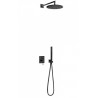 TRES Mono-Term zestaw prysznicowy podtynkowy czarny mat 06218003NM