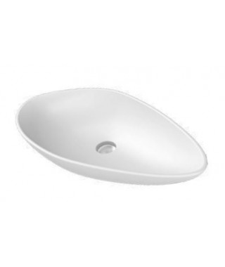 CERASTYLE OLIVE umywalka ceramiczna nablatowa 75 cm biały mat 071300-97