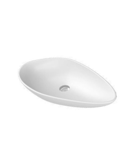 CERASTYLE OLIVE umywalka ceramiczna nablatowa 75 cm biały mat 071300-97