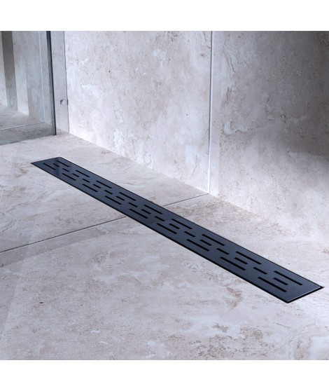 Odwodnienie liniowe BLACK MATT LINE DRAIN 600 BRAVAT 60cm