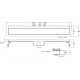 Odwodnienie liniowe BLACK MATT LINE DRAIN 600 BRAVAT 60cm