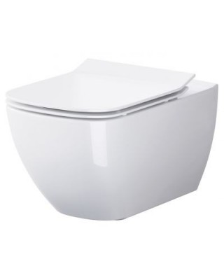 CERSANIT VIRGO Set B245 miska WC CleanOn z deską wolnoopadającą S701-427