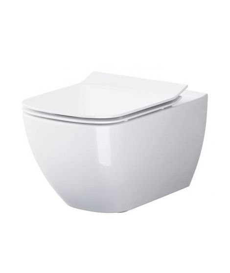 CERSANIT VIRGO Set B245 miska WC CleanOn z deską wolnoopadającą S701-427