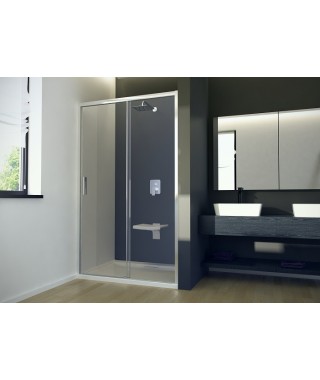 Drzwi prysznicowe przesuwne BESCO Actis 100x195cm