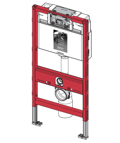 Stelaż podtynkowy do WC profi. uruchamianie z przodu lub od góry. wysokość montażowa 980 mm