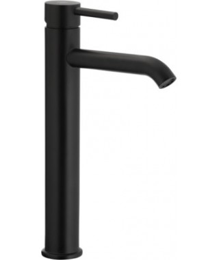 KFA Moza black mat bateria umywalkowa nablatowa 5032-612-81