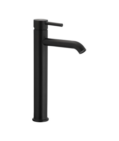 KFA Moza black mat bateria umywalkowa nablatowa 5032-612-81