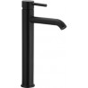KFA Moza black mat bateria umywalkowa nablatowa 5032-612-81