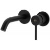 KFA Moza black mat bateria umywalkowa podtynkowa 5039-810-81