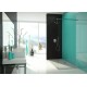 SANPLAST FREE LINE kabina walk-in 90x195cm P/FREE-90-S profil chrom/błyszczący wzór szyby W0 600-260-0430-42-401
