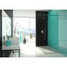 SANPLAST FREE LINE kabina walk-in 90x195cm P/FREE-90-S profil chrom/błyszczący wzór szyby W0 600-260-0430-42-401
