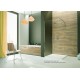 SANPLAST FREE LINE kabina walk-in 90x195cm P/FREE-90-S profil chrom/błyszczący wzór szyby W0 600-260-0430-42-401