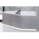 EXCELLENT bateria wannowa 3-otworowa PI czarny mat AREX.1233BL