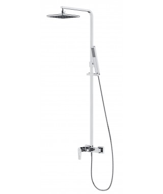 Cersanit Mille zestaw prysznicowy ścienny chrom S951-339