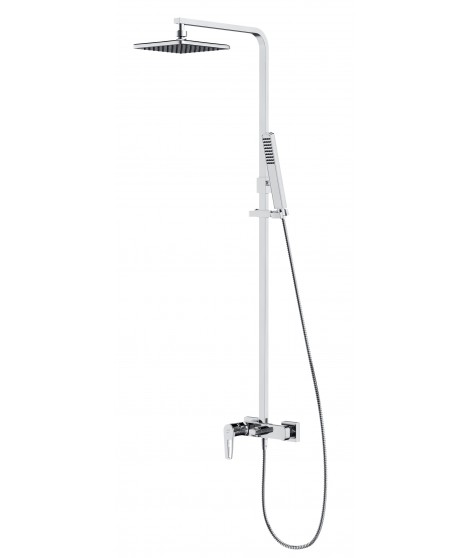 Cersanit Mille zestaw prysznicowy ścienny chrom S951-339