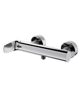 Cersanit Inverto bateria prysznicowa chrom uchwyty 2 Design in 1 chrom i czarny S951-326