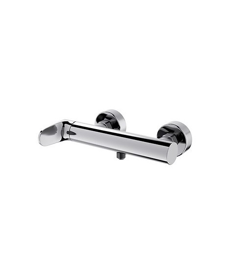 Cersanit Inverto bateria prysznicowa chrom uchwyty 2 Design in 1 chrom i czarny S951-326