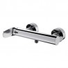 Cersanit Inverto bateria prysznicowa chrom uchwyty 2 Design in 1 chrom i czarny S951-326