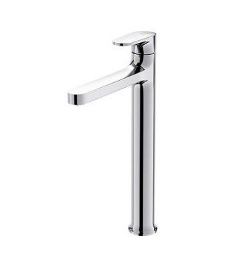 Cersanit Inverto bateria umywalkowa stojąca wysoka chrom uchwyty 2 Design in 1 chrom i czarny S951-301