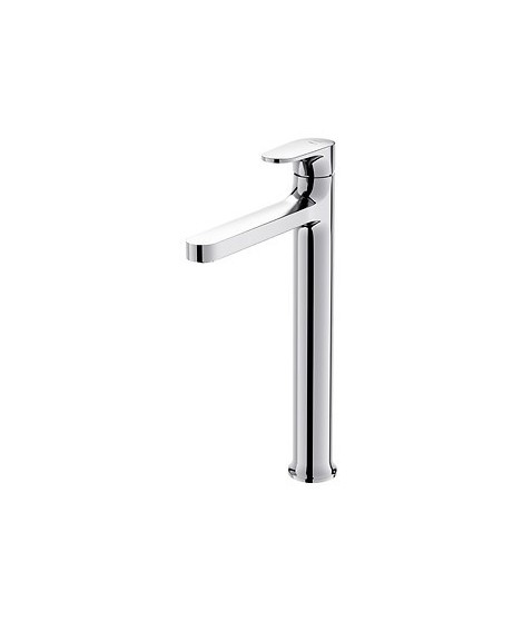Cersanit Inverto bateria umywalkowa stojąca wysoka chrom uchwyty 2 Design in 1 chrom i czarny S951-301