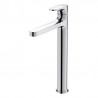 CERSANIT INVERTO bateria umywalkowa stojąca wysoka chrom uchwyty 2 Design in 1 chrom i czarny S951-301