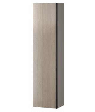 Cersanit Virgo szafka wysoka 160 cm słupek wiszący boczny szary/dąb S522-035