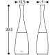 Szczotka do WC stojąca OMNIRES SAKU 2520600 BL
