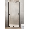 Drzwi prysznicowe Furo Black DWJ RH RADAWAY 90cm lewe, szkło przejrzyste, profile czarne 10107442-54-01LU, 10110460-01-01