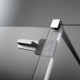 Drzwi prysznicowe Furo Black DWJ RADAWAY 90cm lewe, szkło przejrzyste, profile czarne 10107472-54-01L, 10110430-01-01