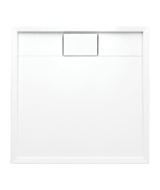 OMNIRES BROOKLYN90/KBP BROOKLYN brodzik prysznicowy akrylowy, kwadratowy, 90x90cm, biały OMN BROOKLYN90/KBP