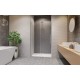 Drzwi prysznicowe Furo DWJ RADAWAY 90cm lewe, szkło przejrzyste, profile chrom 10107472-01-01L, 10110430-01-01